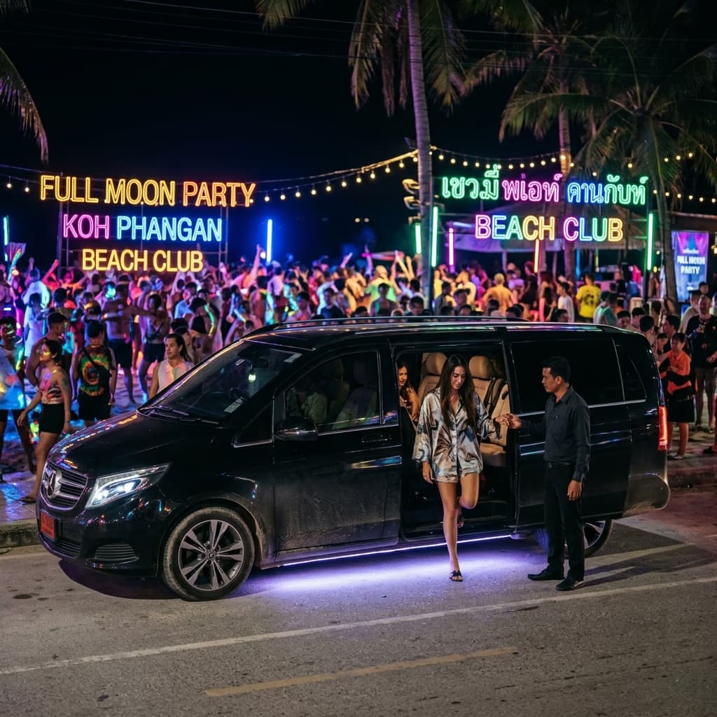 Full Moon Party Transfer service in Koh Phangan