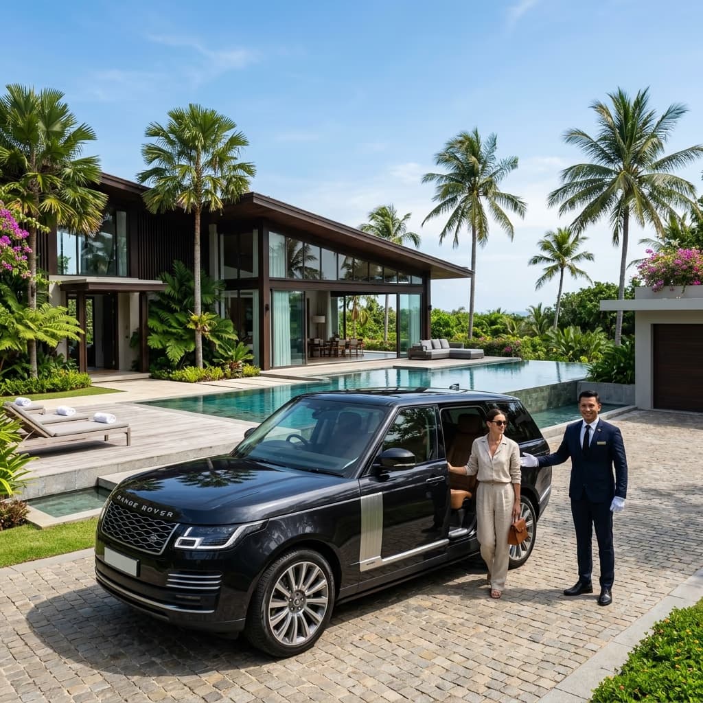 Hotel & Villa Transfers service in Koh Phangan